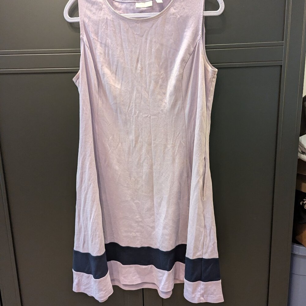 Lilac and Purple Fit and Flare Dress